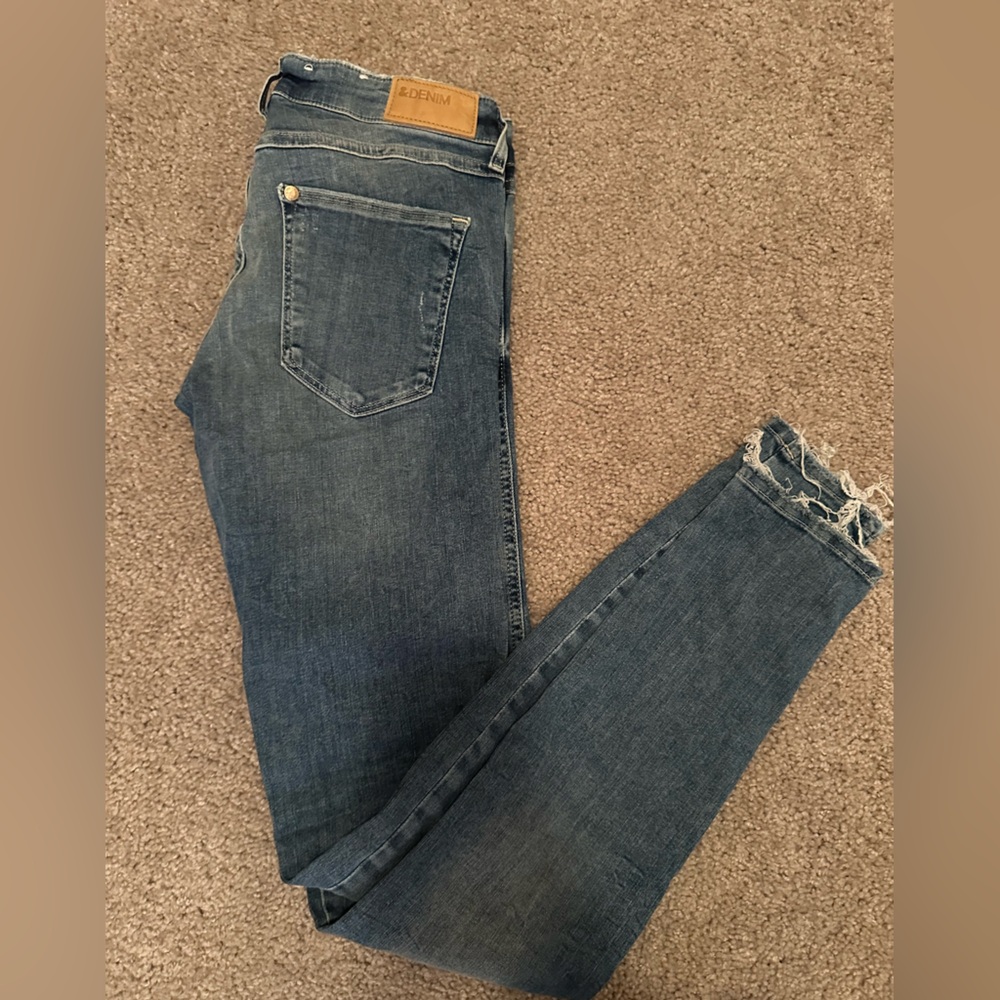 &Denim Super Skinny Super Low Waist Jeans (26/30)